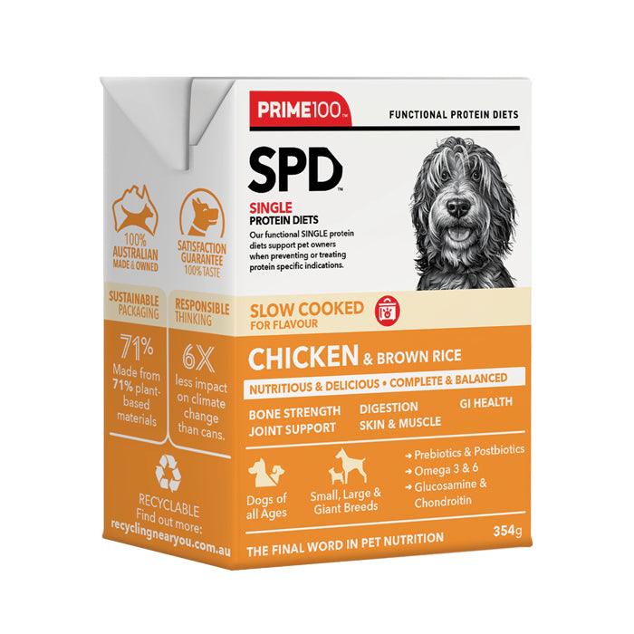 Prime100 – SPD Slow Cooked Chicken & Brown Rice - The Pet Standard