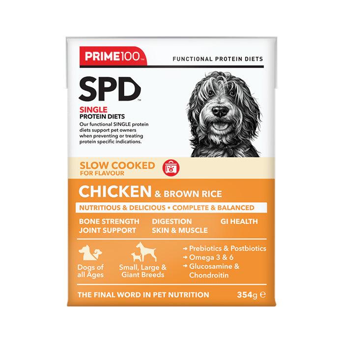 Prime100 – SPD Slow Cooked Chicken & Brown Rice - The Pet Standard