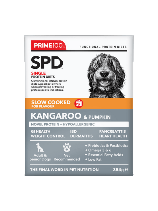 Prime100 – SPD Slow Cooked Kangaroo & Pumpkin - The Pet Standard