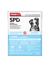 Prime100 – SPD Slow Cooked Lamb & Blueberry – Puppy - The Pet Standard