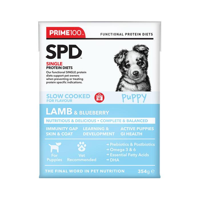 Prime100 – SPD Slow Cooked Lamb & Blueberry – Puppy - The Pet Standard