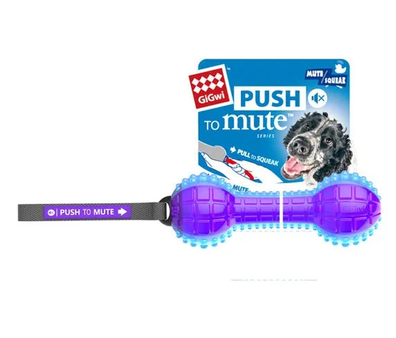 GiGwi – Push To Mute – Dumbbell