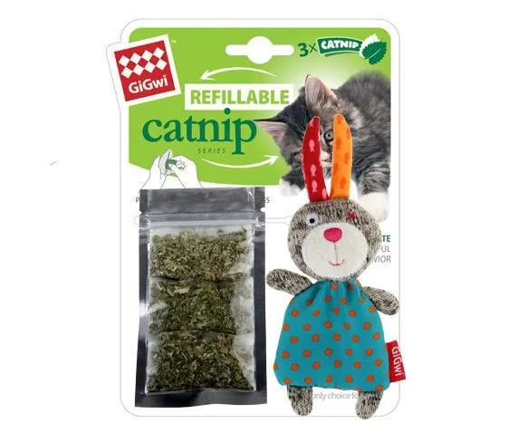 GiGwi – Refillable Catnip Characters – Rabbit