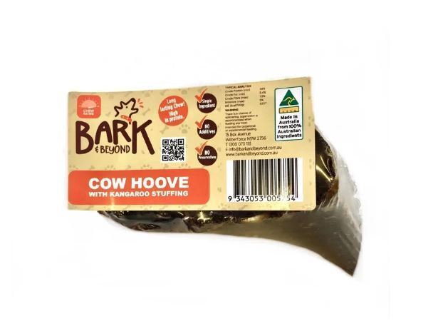 Bark & Beyond - Stuffed Cow Hoof Dog Treat