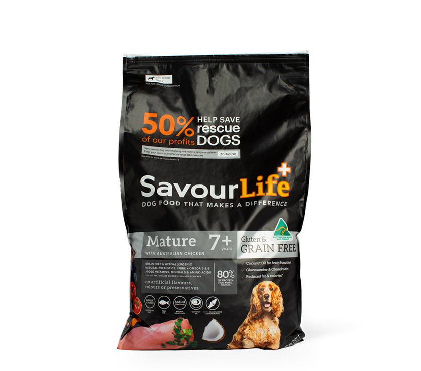 SavourLife – Adult Mature 7+ – GRAIN FREE – Australian Chicken