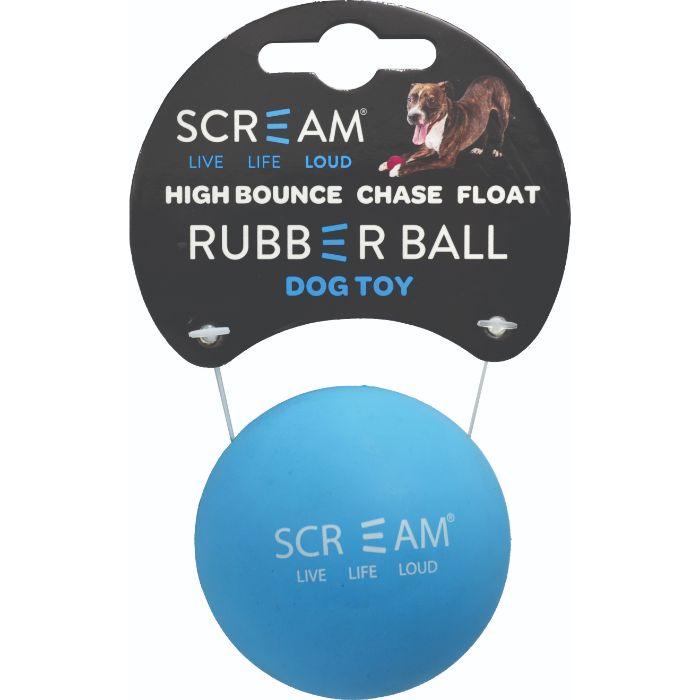 Scream – Rubber Ball - The Pet Standard