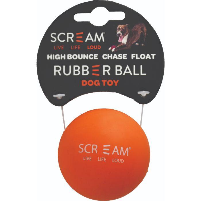 Scream – Rubber Ball - The Pet Standard