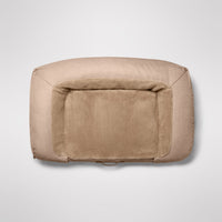 MiniJumbuk Sleep Calm Couch Dog Bed – Fawn Luxury Bolster Bed