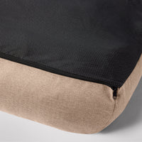 MiniJumbuk Sleep Calm Couch Dog Bed – Fawn Luxury Bolster Bed