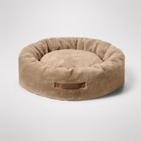 MiniJumbuk Sleep Calm Oasis Dog Bed – Fawn Calming Donut Bed