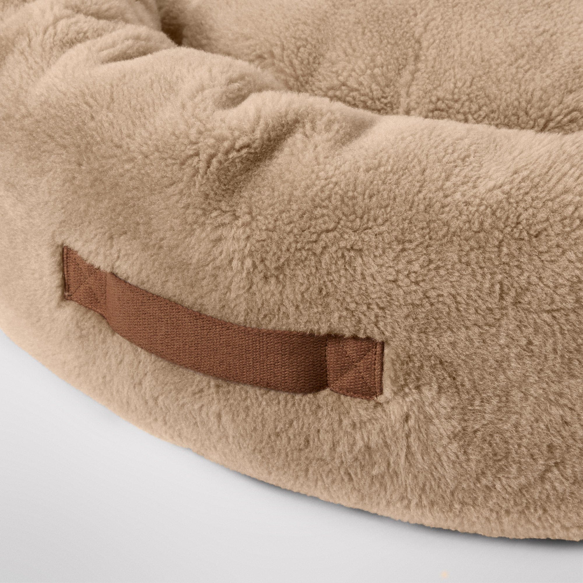MiniJumbuk Sleep Calm Oasis Dog Bed – Fawn Calming Donut Bed