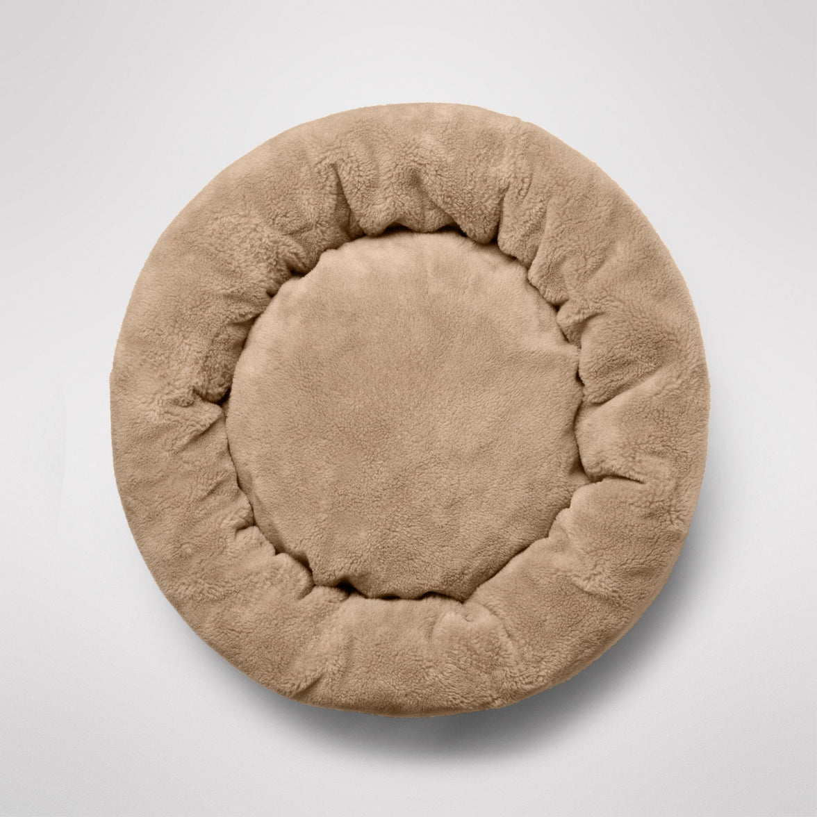 MiniJumbuk Sleep Calm Oasis Dog Bed – Fawn Calming Donut Bed