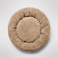 MiniJumbuk Sleep Calm Oasis Dog Bed – Fawn Calming Donut Bed