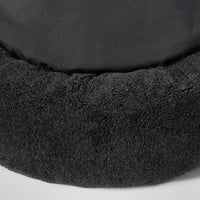 MiniJumbuk Sleep Calm Oasis Dog Bed – Storm Grey Calming Donut Bed