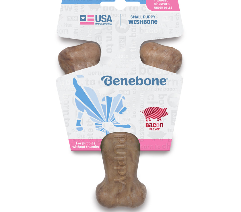 Bacon Puppy Wishbone Soothing Chews