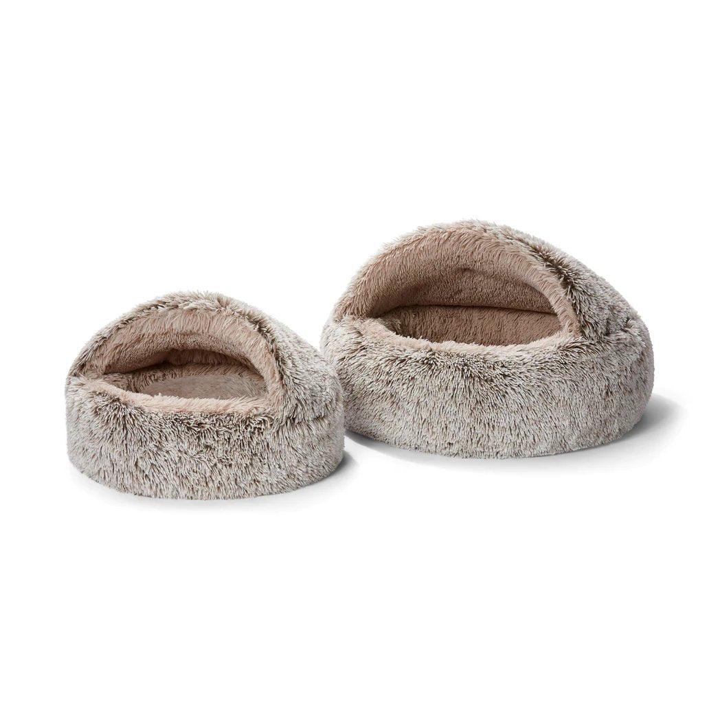 Snooza – Calming Hoodie Cuddler – Mink - The Pet Standard