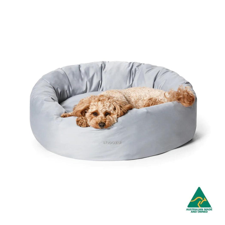 Snooza – Cooling Comfort Cuddler – Powder Grey - Extra Large - The Pet Standard