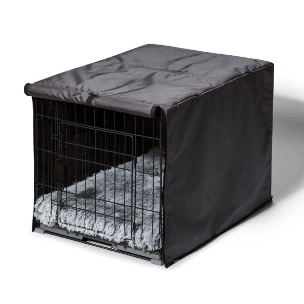 Snooza – Dog – 2 in 1 – Convertible Crate Cover – Grey - The Pet Standard