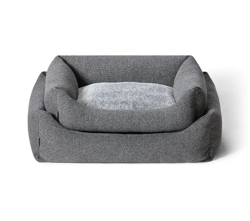 Snooza – Low Front Lounger – Grey - The Pet Standard