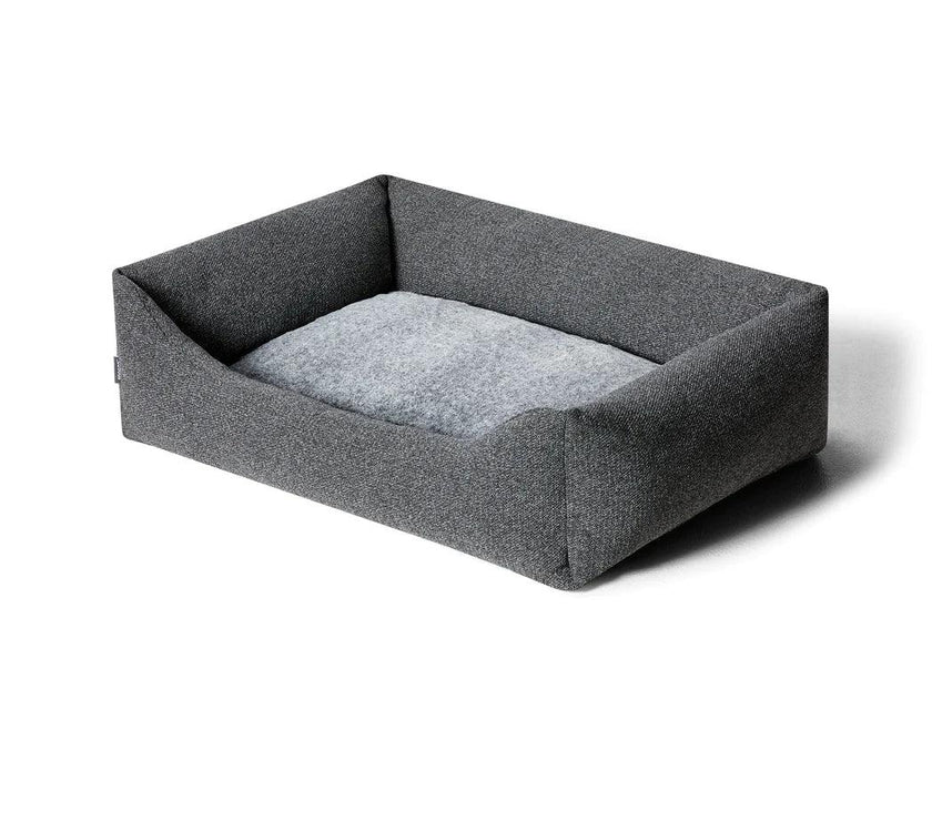 Snooza – Low Front Lounger – Grey - The Pet Standard