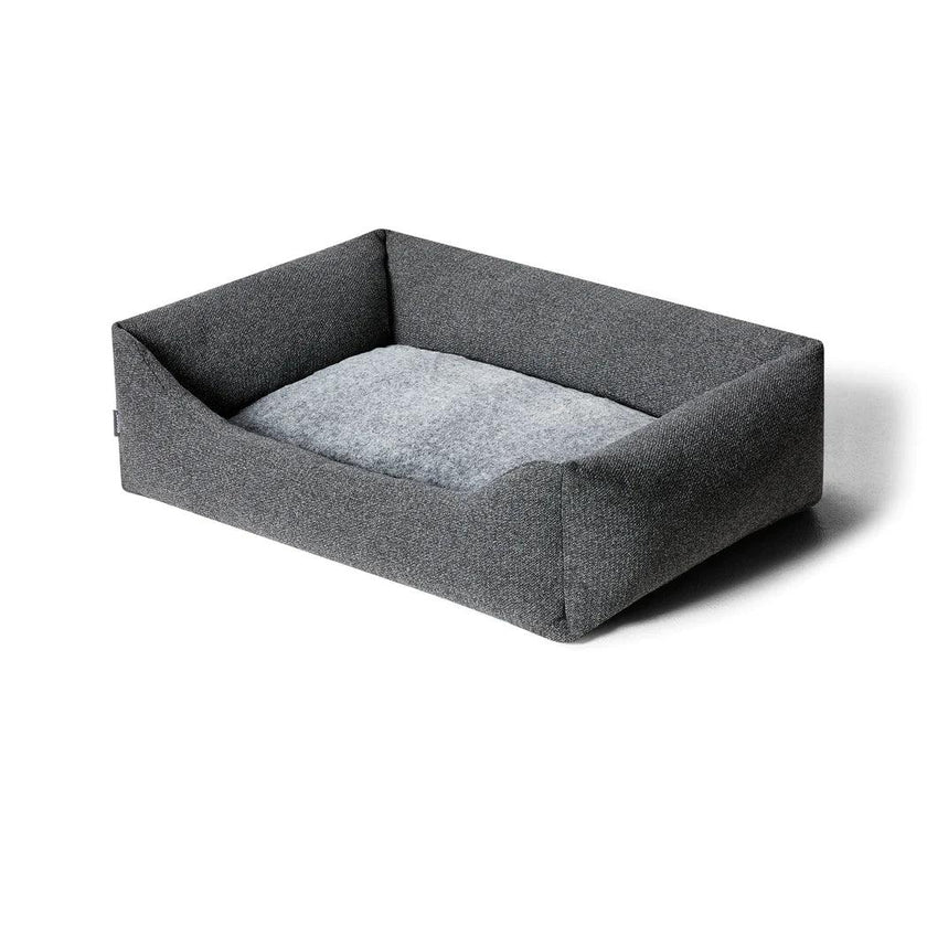 Snooza – Low Front Lounger – Grey - The Pet Standard