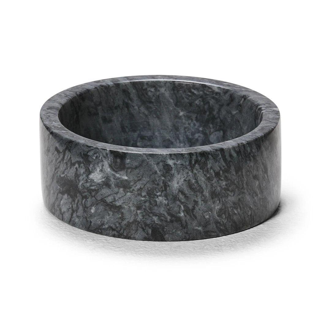 Snooza – Marble Pet Bowl – Charcoal - The Pet Standard