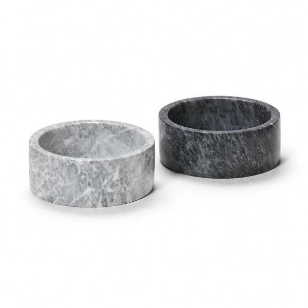 Snooza – Marble Pet Bowl – Charcoal - The Pet Standard