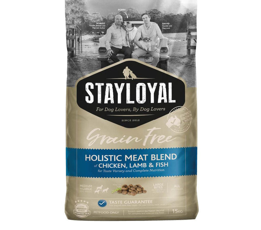 Stay Loyal – Holistic Meat Blend of Chicken, Lamb & Fish – GRAIN FREE - The Pet Standard