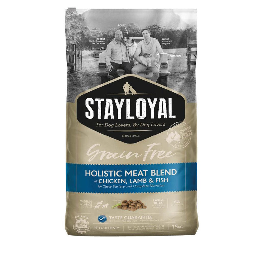 Stay Loyal – Holistic Meat Blend of Chicken, Lamb & Fish – GRAIN FREE - The Pet Standard