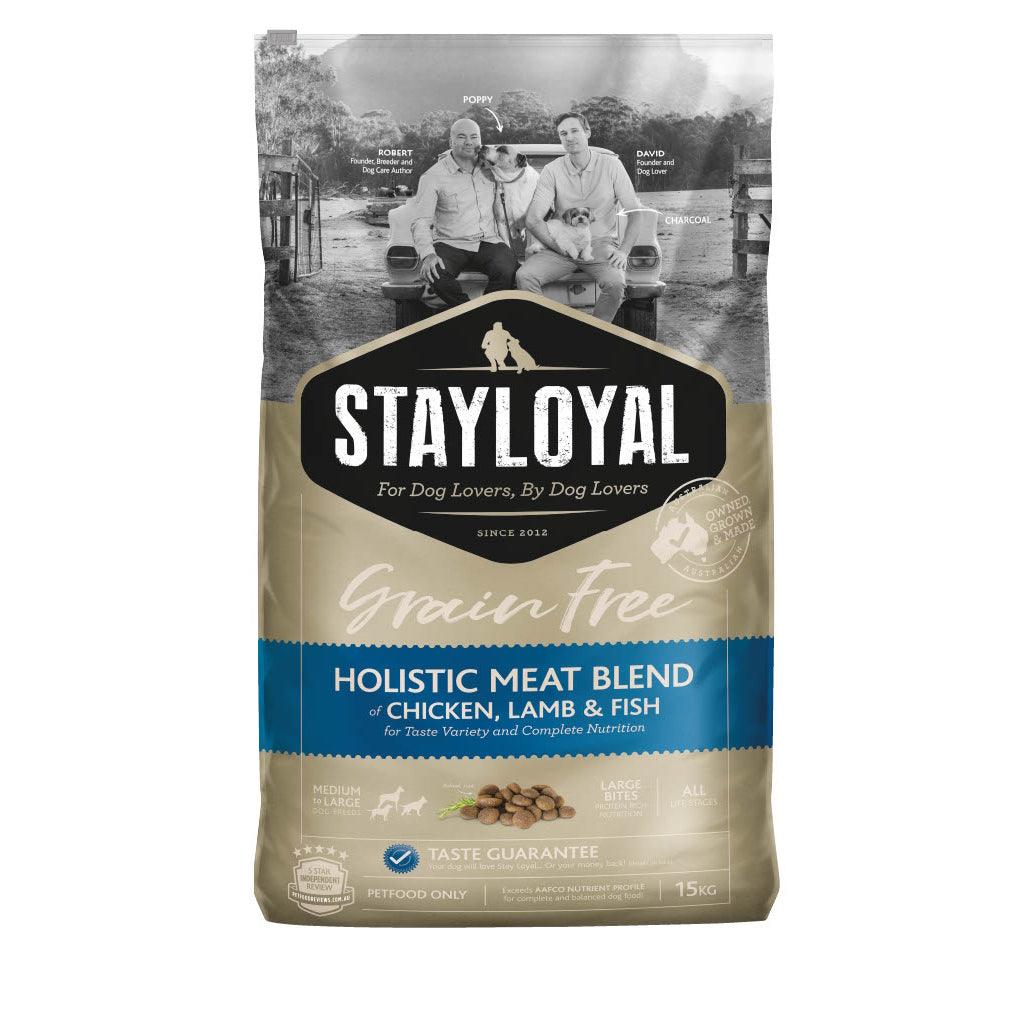 Stay Loyal – Holistic Meat Blend of Chicken, Lamb & Fish – GRAIN FREE - The Pet Standard