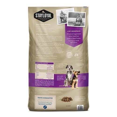 Stay Loyal – Large Breed Puppy – GRAIN FREE - The Pet Standard