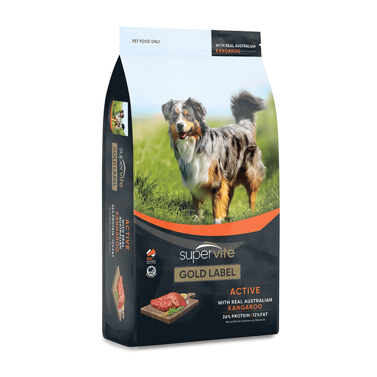 Supervite Gold Label – Adult Dog – Active Kangaroo - The Pet Standard