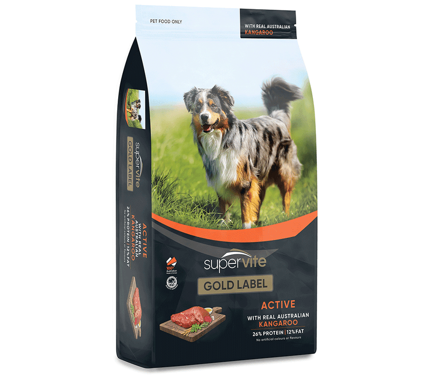 Supervite Gold Label – Adult Dog – Active Kangaroo - The Pet Standard