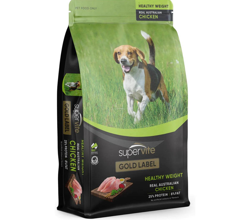 Supervite Gold Label – Adult Dog – Healthy Weight – Australian Chicken - The Pet Standard