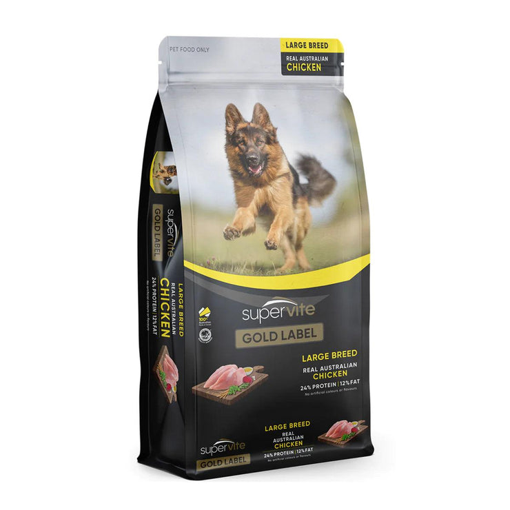 Supervite Gold Label – Adult Dog – Large Breed – Australian Chicken - The Pet Standard