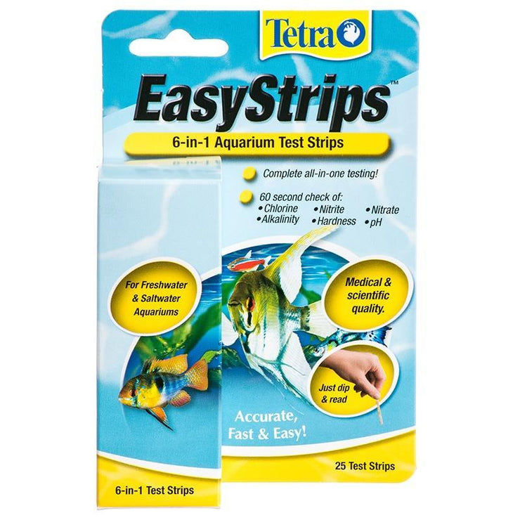 Tetra – EasyStrips 6-in-1 Aquarium Test Strips - The Pet Standard