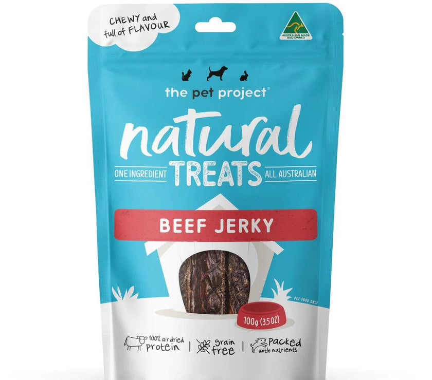 The Pet Project – Natural Treats – Beef Jerky - The Pet Standard