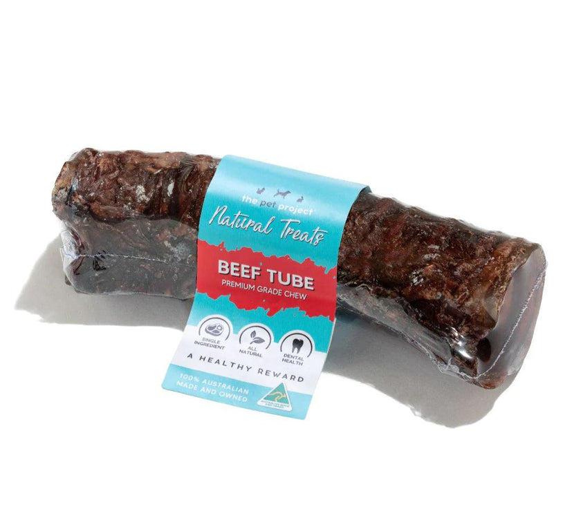 The Pet Project – Natural Treats – Beef Tube - The Pet Standard