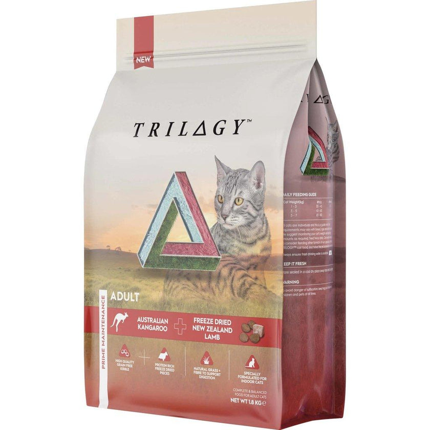 Trilogy – Adult Cat – GRAIN FREE – Australian Kangaroo - The Pet Standard