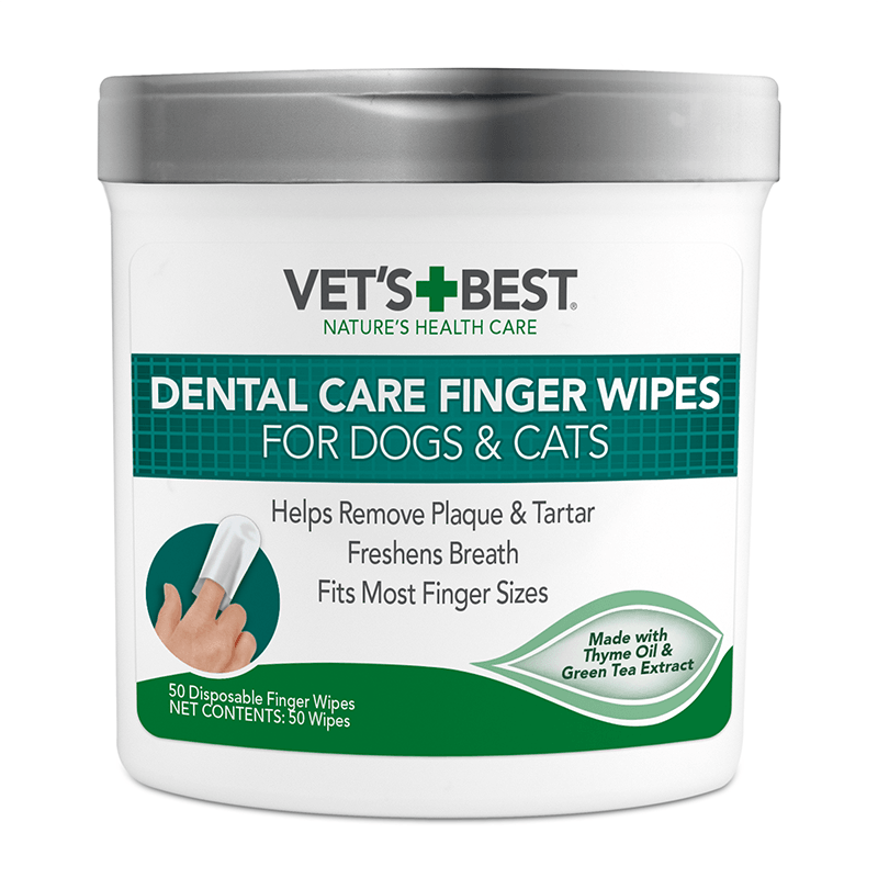 Vet’s Best – Dental Care Finger Wipes - The Pet Standard