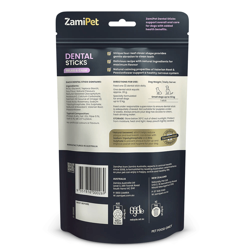 ZamiPet – Dental Sticks – Relax & Calm - The Pet Standard